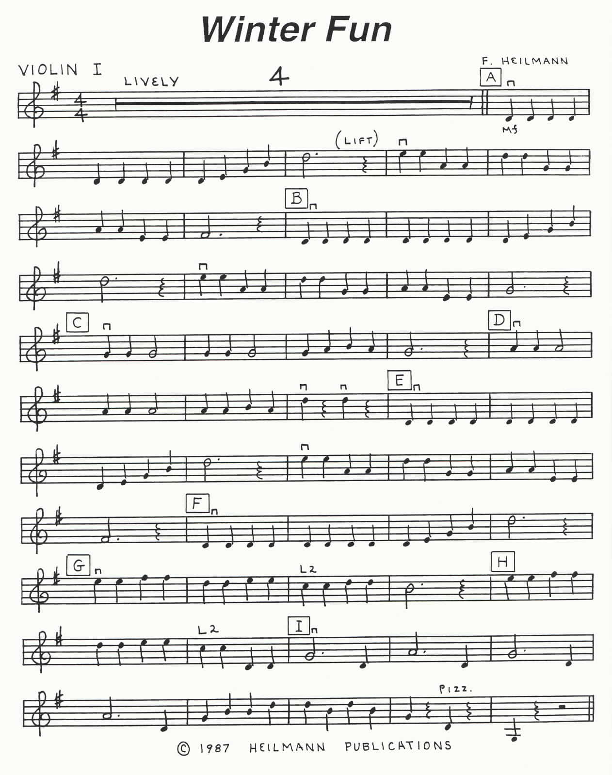 Winter Fun Song